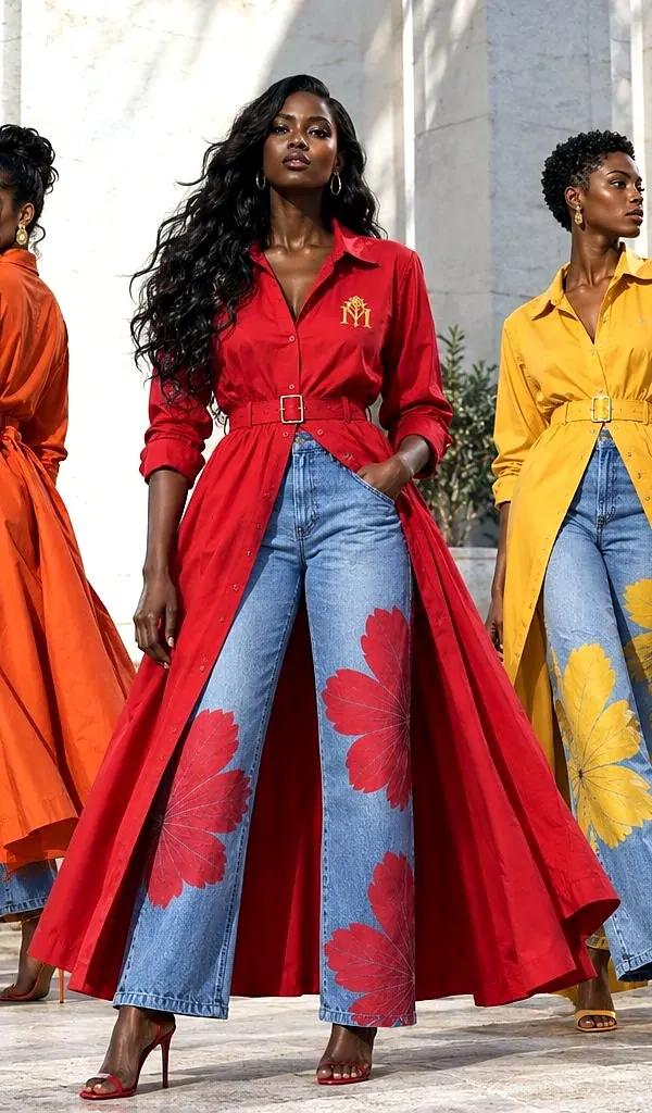 The Bloom Look with Denim Bloom in Color