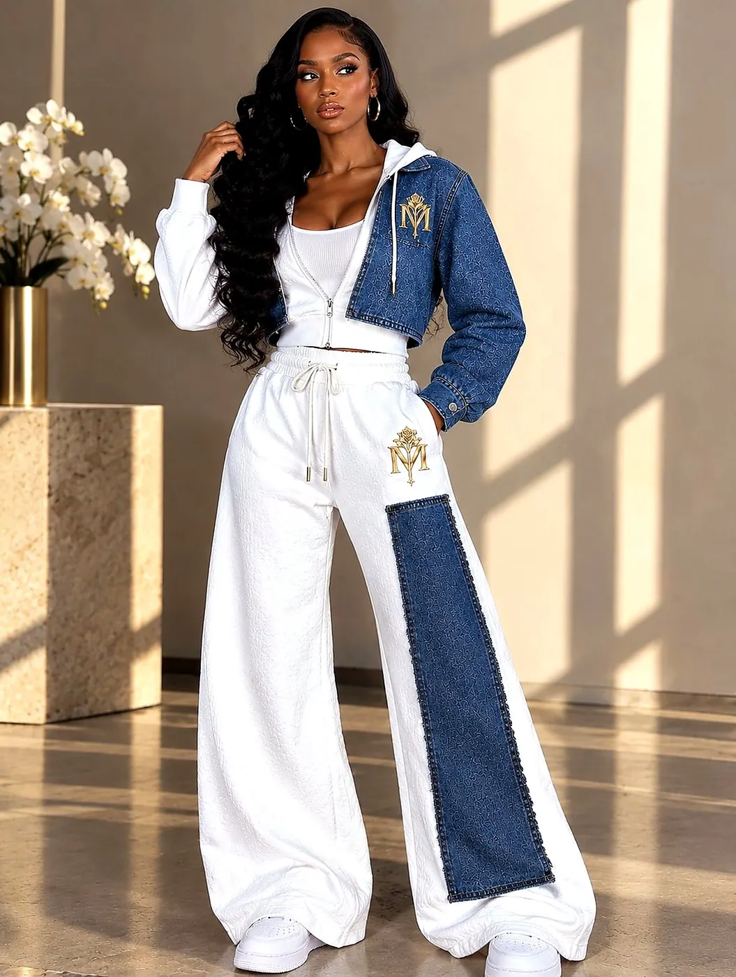 The Easy Luxe Look with Denim Living in Luxe